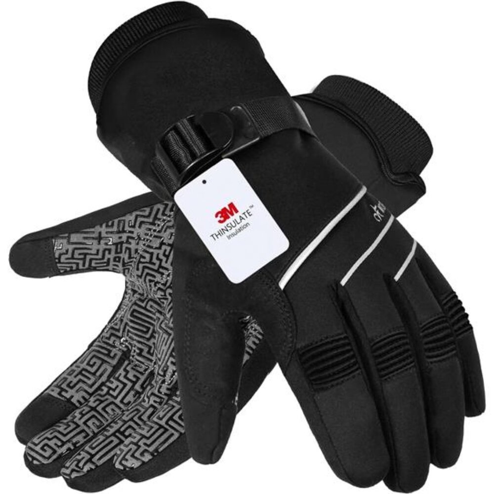 Waterproof & Windproof -30°F Winter Gloves for Men/Women, 3M Thinsulate Thermal